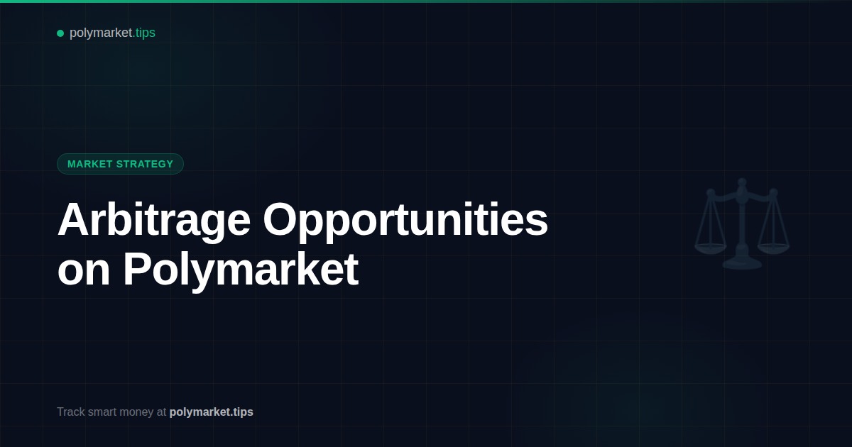 Visual guide to finding arbitrage opportunities across Polymarket prediction markets