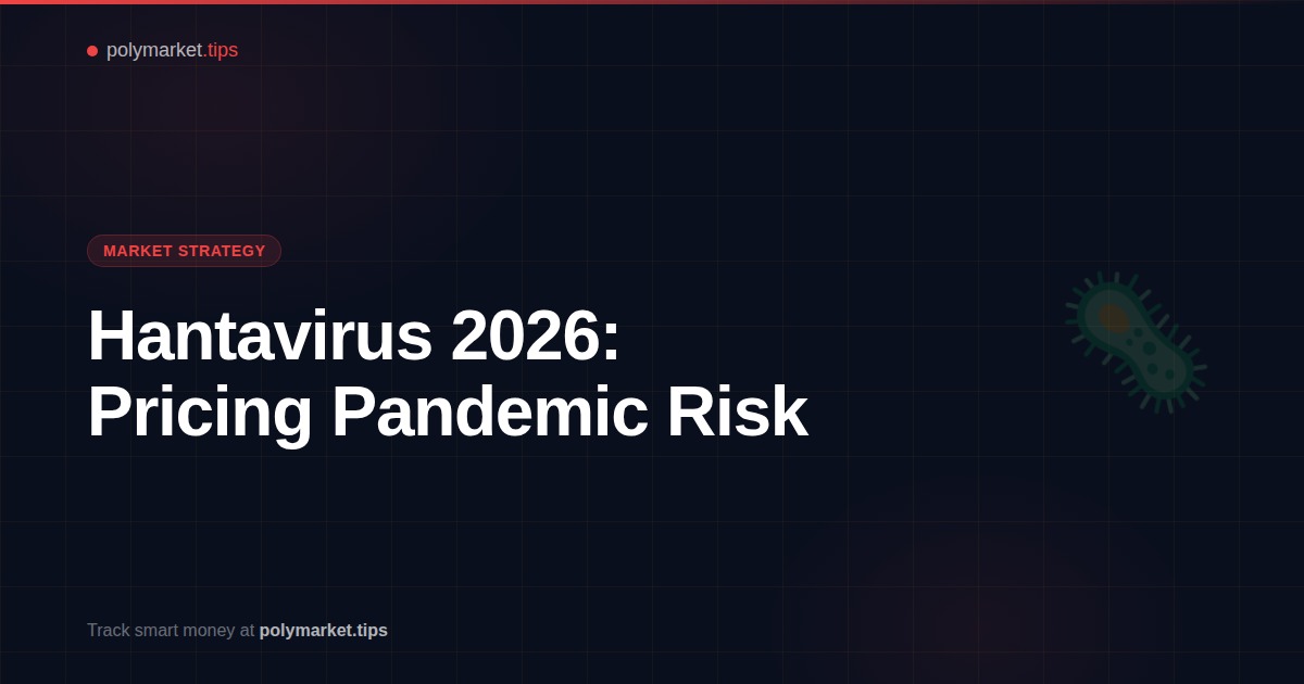 Hantavirus pandemic prediction market analysis on Polymarket 2026