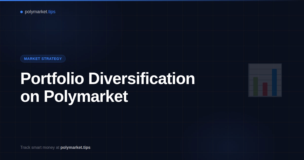 Polymarket portfolio diversification and risk management strategy guide