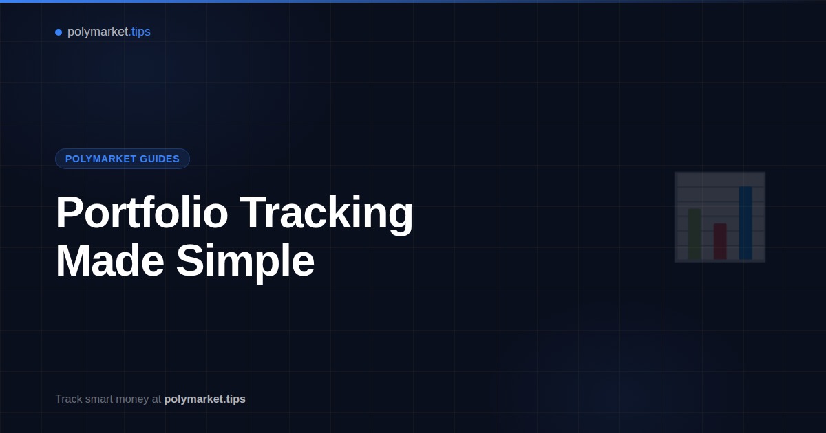Guide to tracking Polymarket positions and following smart money traders