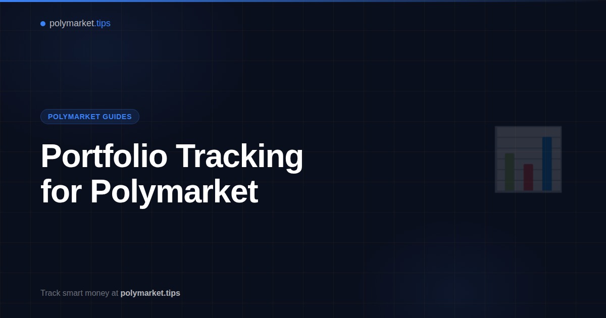 Guide to tracking and managing your Polymarket prediction market portfolio