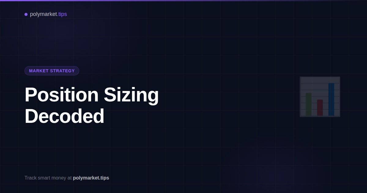 Chart showing position sizing patterns revealing trader conviction levels
