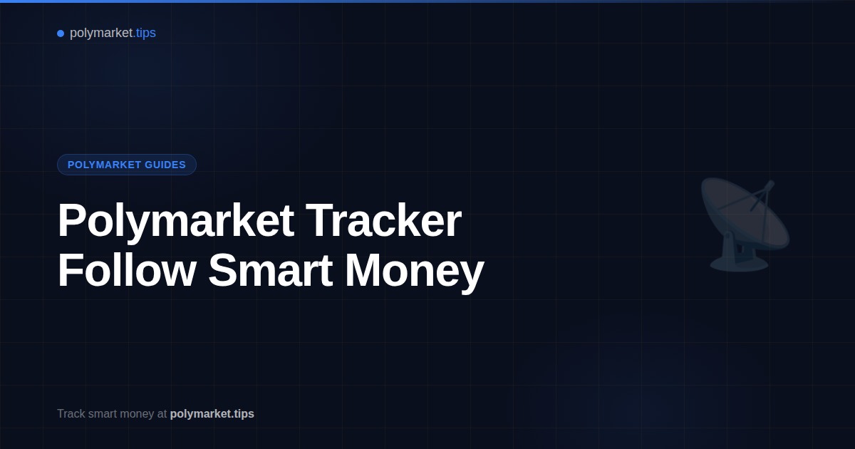 Guide to using a Polymarket tracker to follow top traders and smart money