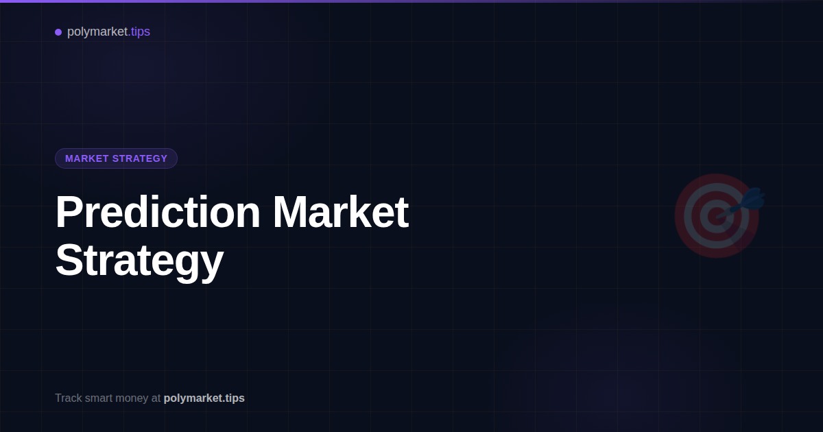 Strategic thinking concept for prediction market trading approaches