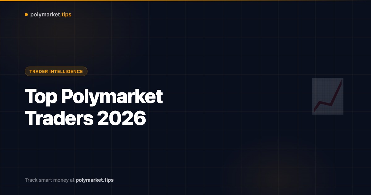 Top Polymarket traders 2026 leaderboard